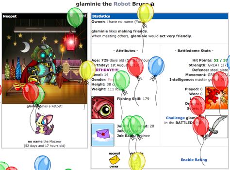 neopets birthday freebies.
